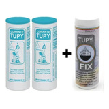 2 Corante Tupy Tinta Roupa Azul Turquesa 2 Fixadores
