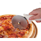 2 Cortadores De Pizza Profissional Lâmina Aço Carretilha