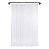 2 Cortina De Box Transparente Grossa Resistente Antimofo