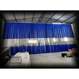 2 Cortinas Cabine Pintura Completa 3 0 l x2 4 a frete Grátis