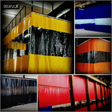 2 Cortinas Cabine Pintura Completa 5 7x3 0 3 7x3 0 Frete