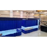 2 Cortinas Cabine Pintura Completa 6 0lx3 0 4 0lx3 0a