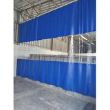 2 Cortinas Cabine Pintura Completas 6 0lx3 0 a 4 0m Trilho