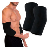 2 Cotoveleira De Compressão Ajustável Esporte Fit Tendinite