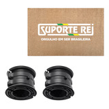 2 Coxim Bucha Dianteiro Articulação Cabine Atego Suporte Rei
