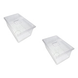 2 Cuba Poli 1 1x200 22 Litros Tampa C Abertura Sous Vide