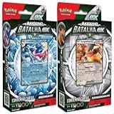 2 Decks Po émon Baralho Batalha EX Kangaskhan EX E Grenin A EX Copag Cards Cartas Em Português Oficial Original Lacrado
