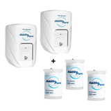 2 Dispenser Fio Dental Parede 3 Fio Dental 500m Rolo Refil