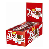 2 Displays De Baton Chocolate Ao Leite Garoto 30 Unidades