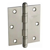 2 Dobradiças Rolamento Aço Inox Escovado Porta Sm 3530 Pado
