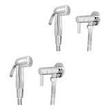 2 Duchas Higiênica Completa Registro Gatilho E Flexível