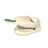 2 Em 1 Dumpling Maker 1 Pcs Manual Dumpling Skin Maker Dumpling Moulds Multifunction DIY Manual Dumpling Press Moldes Set Baking Pastry Manual Artifact For Dumpling Kitchen Bege 