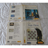 2 Encartes Master System Sega Chess the Secret Of Shinobi
