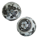 2 Esferas Ecorativas Porcelana Chnesa