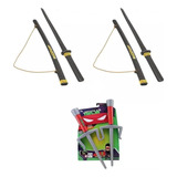 2 Espada De Brinquedo Infantil 2 Adagas C Mascara Ninja