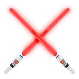 2 Espadas Sabre De Luz Som Star Wars Space Guardian Retrátil