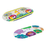 2 Estrado Piso Tapete Antiderrapante Box Banho Bebe Infantil Cor Safari selvinha