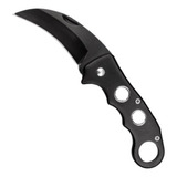 2 Faca Canivete Tático Curvado Karambit Combate Adaga Afiada