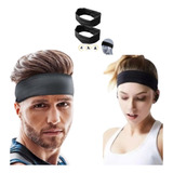 2 Faixas De Cabeça Testeira Headband Fps50 Anti Suor Bandana