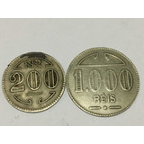 2 Fichas Particulares Uniface 200 E 1000 Reis Frete Grátis