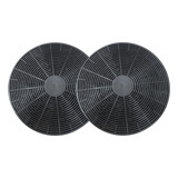 2 Filtro Carvão Ativado 17 5cm Para Depurador Fischer Slim