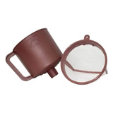 2 Filtro Coador Completo C Funil P Café P Chá Suporte