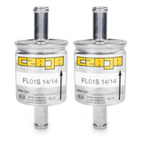 2 Filtros Czaja Geração 5 6 Kit Gnv Protege Bicos Oferta 14m