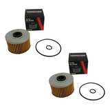 2 Filtros De Óleo Crf 250f Twister Tornado Cb Xre Nx Kxf Klx