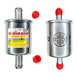 2 Filtros Gnv 12mm Troiagas Metal Geracao 5 E 6 Oleo Kit Gas