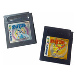 2 Fitas Cartuchos Pokemon Game Boy Japão Usados