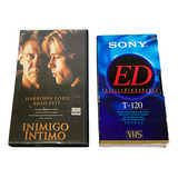2 Fitas Vhs Inimigo Íntimo Uma Gravada leia A Descrição 