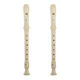 2 Flautas Doce Soprano Barroca Série 20 Yrs 24b Yamaha