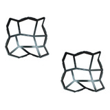 2 Forma Molde Calçada Slim Caminho Pedras Easy Piso Original