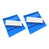 2 Formas 100 Silicone Gesso 3d Tijolo Liso 3d