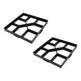2 Formas Molde Piso Calçada Concreto Jardim Pedras C Manual