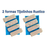 2 Formas Moldes Silicone Revestimento 3d