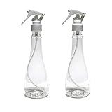 2 Frascos Borrifador Pulverizador 250ml Spray Alcool Limpeza