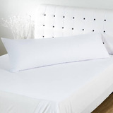 2 Fronhas Travesseiro De Corpo Percal 400 Fios Extra Macio