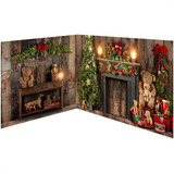 2 Fundo Fotografico Cenario Natal 3d Tecido 2 20x1 5m Outlet