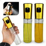2 Galheteiro Spray Azeite Porta Tempero Vinagre Óleo Cozinha