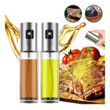 2 Galheteiros Spray Azeite Vinagre Porta Tempero Vidro 100ml