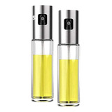 2 Galheteiros Spray Porta Azeite Vinagre Vidro 100 Ml