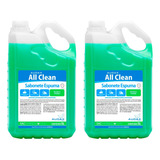 2 Galões Sabonete Espuma Erva Doce Audax All Clean 5 L
