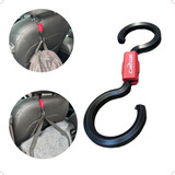 2 Ganchos Adaptavéis Pendurar Sacola Bolsa Veicular Suporte Preto Banco Carro Budapeste Baby