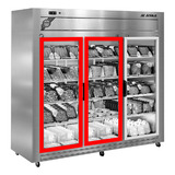 2 Gaxeta Cinza Expositor Vertical Para Alaska Al 7061 142x60