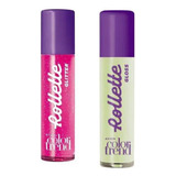 2 Gloss Labial Rollette Avon Brilho Glitter Lançamento Kit