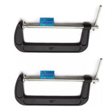 2 Grampos Tipo C Profissional Marceneiro Heavy Duty 10 Pol