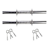 2 Halteres 40cm 4 Anilhas De 3kg 2kg 1kg Kit Musculação