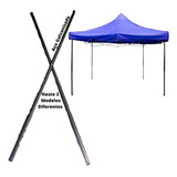2 Hastes Conserto Tenda Barraca Gazebo 3x3 Aço Galvanizado