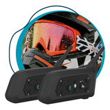 2 Intercomunicador V6 Pro 1200 Capacete Bluetooth
